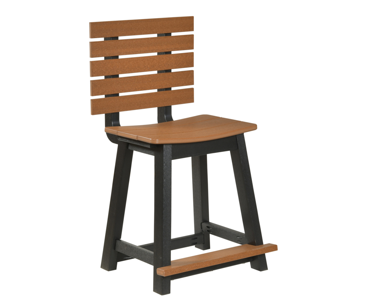 Balcony Saddle Seat With Back And Footrest