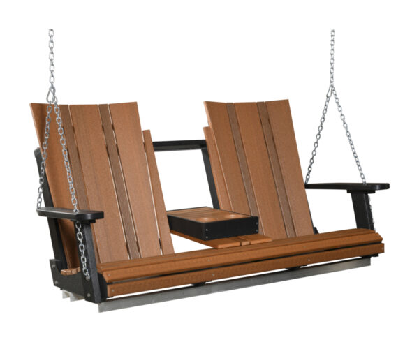5' Modern Swing With Fold Down Console
