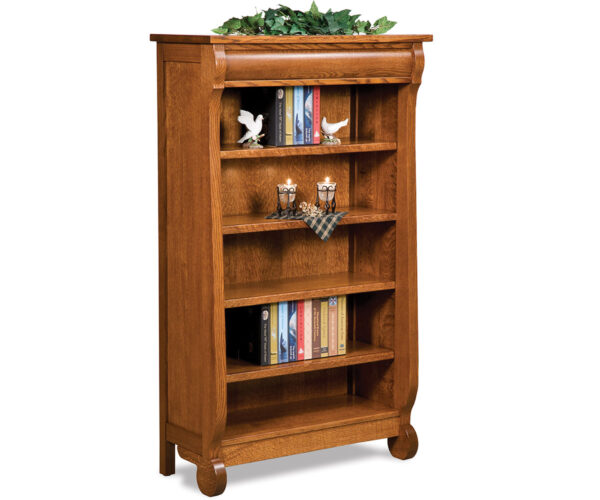 Old Classic Sleigh Bookcase - 60"H