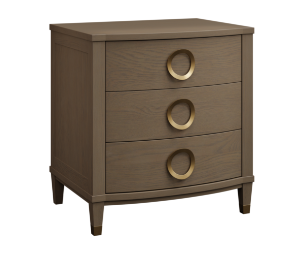 Claire 3 Drawer Nightstand